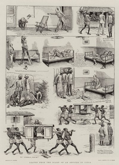Hojas del diario de un oficial en India de William Ralston